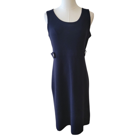 Banana Republic Blue 2 Piece Sweater Knit Suit Size 8 - Picture 4 of 9